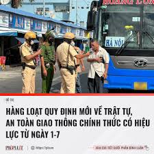 Hàng loạt quy định mới về trật tự, an toàn giao thông chính thức có hiệu lực từ ngày 1-7
